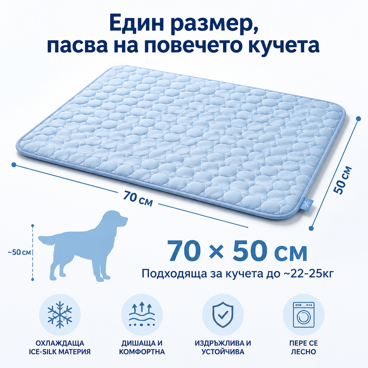 KRYO ChillMat — Хлад при допир, без ток и вода
