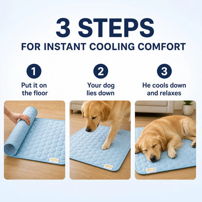 Protect Your DOG From Heatstroke with ICE-SILK COOLMAT